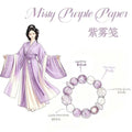 Lepidolite & Amethyst Five Elements Bracelet Amethyst Whisper